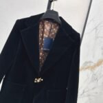 Louis Vuitton Velvet Schoolboy Blazer Black - Image 4