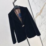 Louis Vuitton Velvet Schoolboy Blazer Black - Image 3