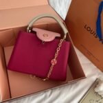 Louis Vuitton Capucines Mm Bag Dark Pink 27Cm M20845 - Image 3