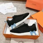 Hermes Bouncing Sneaker Black And Blue H232173Z 03355 - Image 5