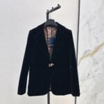 Louis Vuitton Velvet Schoolboy Blazer Black - Image 2