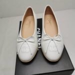 Chanel Ballet Flats White - Image 3