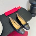 Valentino Valet Du Roi Ballerina In Kidskin In Black 6Y0S0L03Vmh Bxv - Image 3
