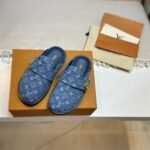 Louis Vuitton Lv Cosy Comfort Mule Blue 1Agvoo - Image 5