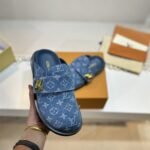 Louis Vuitton Lv Cosy Comfort Mule Blue 1Agvoo - Image 3
