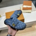 Louis Vuitton Lv Cosy Comfort Mule Blue 1Agvoo - Image 2