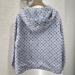 Louis Vuitton Monogram Pattern Parka Jacket Black White 1Ahzpf - Image 3