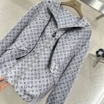 Louis Vuitton Monogram Pattern Parka Jacket Black White 1Ahzpf - Image 4