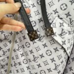 Louis Vuitton Monogram Pattern Parka Jacket Black White 1Ahzpf - Image 7