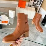 Hermes Frenchie 50 Ankle Boot Brown H222092Z A3360 - Image 5