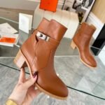 Hermes Frenchie 50 Ankle Boot Brown H222092Z A3360 - Image 4