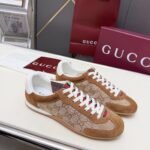 Gucci Men Shift Trainers Beige And Dark Brown 857018 Aaf1X 2750 - Image 2