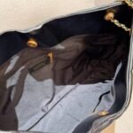 Chanel Shopping Bag Gold Tone Metal Black 38Cm As5740 B22139 94305 - Image 9