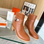 Hermes Frenchie 50 Ankle Boot Brown H222092Z A3360 - Image 2