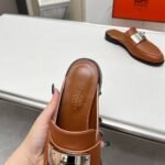 Hermes Lota Mule Brown H241159Z 20360 - Image 9