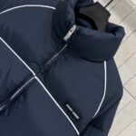 Miumiu Technical Ponge Down Jacket Navy Ml1309 158A F0008 S Ooo - Image 3