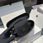 Chanel Long Vanity With Chain Grained Shiny And Gold Tone Metal Black 19Cm Ap4933 B22105 94305 - Image 7