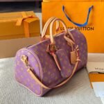 Louis Vuitton Speedy P9 Bandouliere Purple 35Cm - Image 3