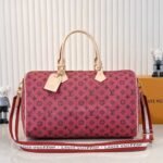 Louis Vuitton Keepall Foldable 45 Monogram Red 45Cm M25772 - Image 2