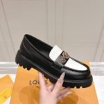 Louis Vuitton District Flat Loafer Black And White 1Agxkv - Image 6