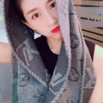 Louis Vuitton Logomania Shine Scarf Gray 180Cm - Image 5