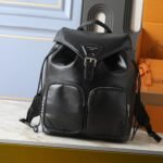 Louis Vuitton Montsouris Cargo Backpack Black 40Cm M13983 - Image 2