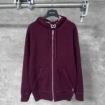 Gucci Reversible Wool Zip Jacket Burgundy 794935 Xkd7E 6419 - Image 2