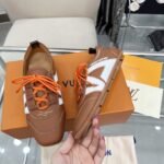 Louis Vuitton Lv Sneakerina Camel Brown 1Aicum - Image 5