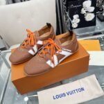 Louis Vuitton Lv Sneakerina Camel Brown 1Aicum - Image 3