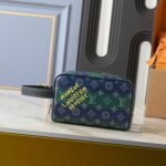 Louis Vuitton Locker Dopp Kit Blue Stripes 23Cm M25902 - Image 2