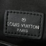Louis Vuitton Montsouris Wearable Wallet Monogram Eclipse Canvas Black 22Cm M83567 - Image 9