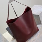 [Super Vip 1:1] Saint Laurent Bold Hobo Bag In Smooth Leather Burgundy 42Cm 845383Aafhj6195 - Image 4