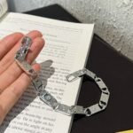 Louis Vuitton Monogram Tied Up Bracelet Silver M0921M - Image 5