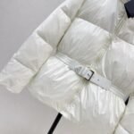 Prada Loden Down Jacket White - Image 8