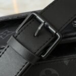 Louis Vuitton Montsouris Wearable Wallet Monogram Eclipse Canvas Black 22Cm M83567 - Image 7