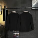 Miumiu Fleece Down Jacket Black Ml1123 17Oq F0008 S Ooo - Image 7