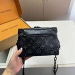 Louis Vuitton Mini Soft Trunk Monogram Eclipse Canvas Black 18Cm M44735 - Image 3