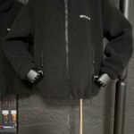 Miumiu Fleece Down Jacket Black Ml1123 17Oq F0008 S Ooo - Image 4