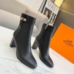 Hermes Saint Germain Ankle Boot Black H182102Z 02360 - Image 4