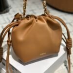 Loewe Mini Flamenco Purse In Mellow Nappa Brown 16Cm A914Cbpx03 6715 - Image 3