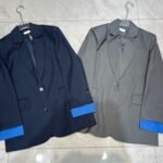 Miu Miu Single Breasted Gabardine Jacket Gray Mh1974 16E8 F0308 S Ooo - Image 3