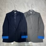 Miu Miu Single Breasted Gabardine Jacket Gray Mh1974 16E8 F0308 S Ooo - Image 2