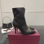 Gucci Women Ankle Boot With Horsebit Black Leather 835741 Bko00 1000 - Image 2