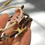 Louis Vuitton Lv Iconic Bracelet Monogram White M1020Z - Image 3