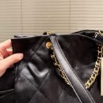 Chanel 25C Shopping Bag Black 33Cm As5315 B19030 10601 - Image 6