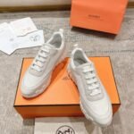 Hermes Bouncing Sneaker Light Gray White - Image 4