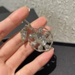 Chanel Brooch Metal Glass And Strass Gold Pink Abf985 B21163 U2156 - Image 6