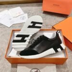 Hermes Bouncing Sneaker Black And White H221898Zh01400 - Image 8