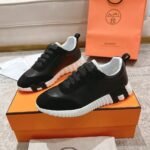 Hermes Bouncing Sneaker Black And White H221898Zh01400 - Image 6
