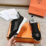Hermes Bouncing Sneaker Black And White H221898Zh01400 - Image 4